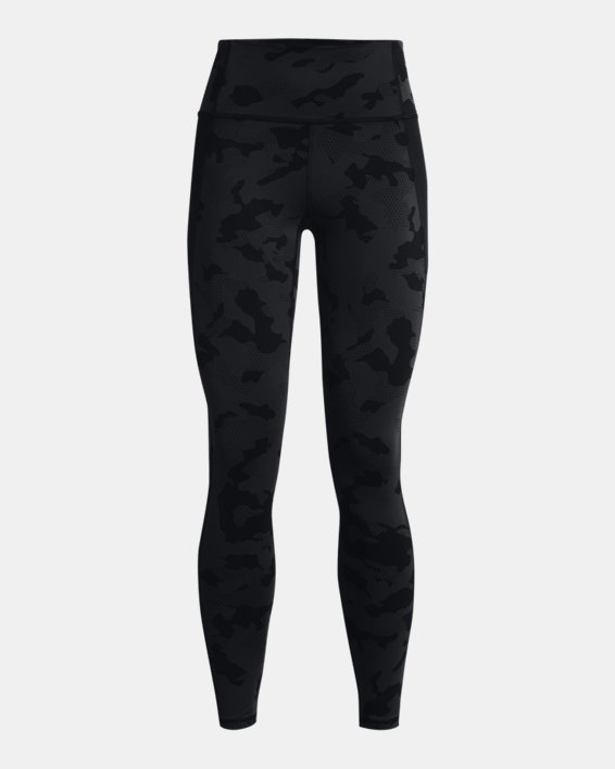 Women's UA Reflect Printed Full-Length Leggings, Black, pdpMainDesktop image number 4